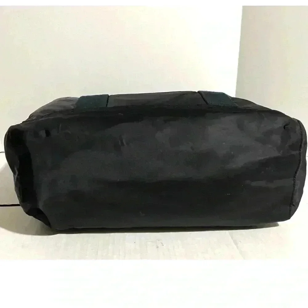 Michael kors black nylon hobo handbag